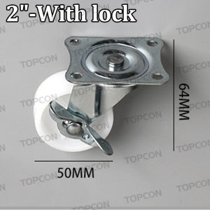 1.5" - 3" Heavy-Duty Caster Wheels for Trolley ( Brake/Fixed/Swivel Without Lock )