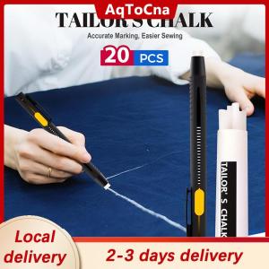 [COD] AqToCna Ship within 24 hours 2 Pens+20 Premium Refills Chalk Pencil Patchwork Disappearing Fabric Marker Pens For DIY Craft Sewing Marking Chalk Sewing Accessories