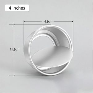 8/6/4 Inch Round Cake Molder Baking Pan Non-Stick Aluminum Alloy Oven-Safety Bakeware Baking Tray Pans