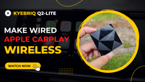 [SG Local Seller] [Ready Stock] Q2- LITE KyeBriq Wireless Carplay Adapter | Wired to Wireless Apple Carplay | Iphone User Only | Throw your cables away
