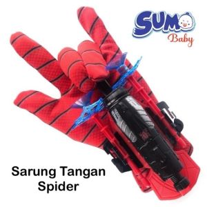 Mainan Anak Sarung Tangan Laba Laba Tembak Sasaran Jaring
