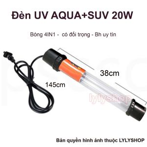 Đèn UV 40W SUV+ AQUA Lõi 4IN1 - Diệt Khuẩn Rêu Tảo Hồ Koi Xử Lý Nước Sinh Hoạt