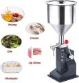 5-50ml manual filling machine Peanut butter paste filling machine Liquid paste filling machine Edible oil filling machine. 