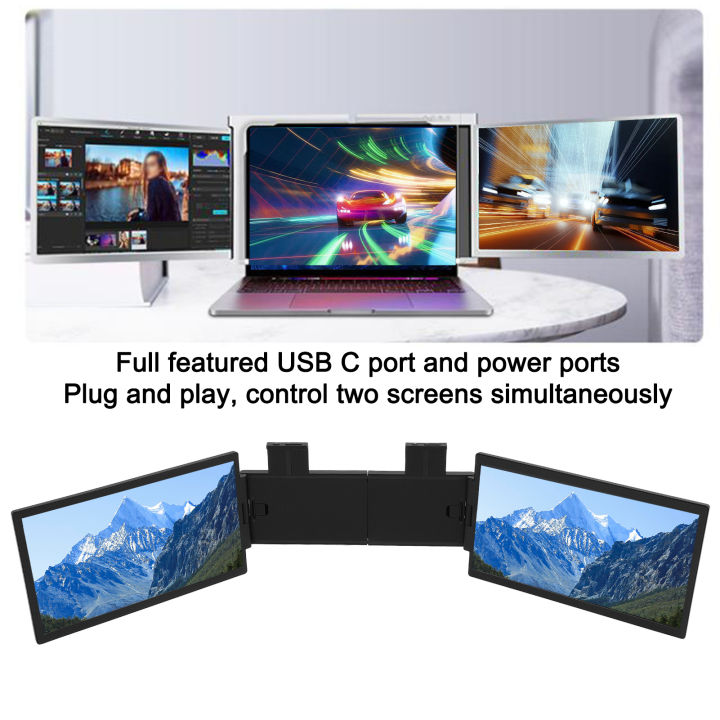 [Wondering] 14 Inch Laptop Tri Monitor Double Screen Extender 1920 ...