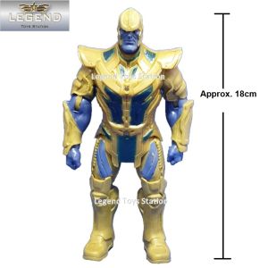 Legend Toys Station Thanos Hulk Captain America Ant Man Iron Man SpiderMan Black Panther Falcon Vision The Avengers Action Figure & Collectibles Movable Joints Decoration Toys LED light / Cake Topper Toys for boys