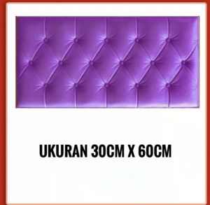 WALLPAPER 3D FOAM HEADBOARD BED 60cm x30cm ketebalan 6mm tahan air dan kedap suara