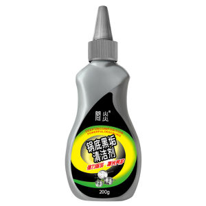 Powerful Black Stain Remover for Pot Bottom Gel Pot Bottom Black Remover Burnt-On Residue Cleaner Pot Stain Eliminator