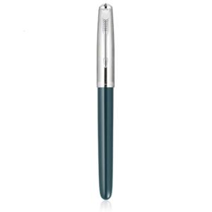 Fountain Pen Extra- Fine Metal Nib 86 Series Ink Pens for Business Office Writing Signature Silver Cap Clip High-Quality