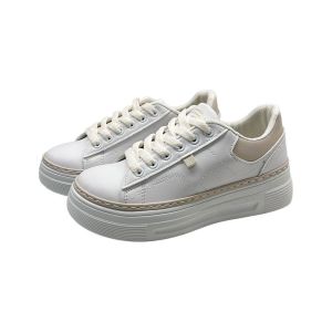 XES Elite Ladies ELCVS401 Stylish Fashion Sneakers ( Beige / Black )