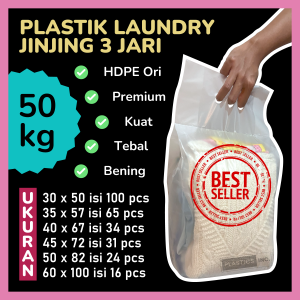 Plastik Laundry Jinjing 3 Jari (50 kg)