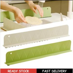 Silicone Water Baffle Soft with Suction Cup Base Sink Splash Guard Flexible Household