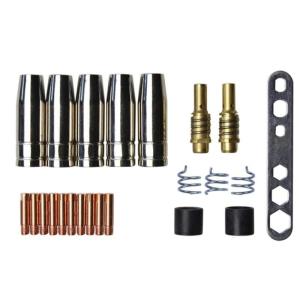 Exchangeable MOVE Solderer Contact Tip and Nozzle Set Strengthened Ventilation Plan Thin Transportable Welding Accessories