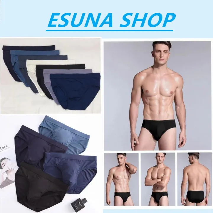 กางเกงในผู้ชาย Esuna shop กางเกงในชาย ผ้านิ่ม ใส่สบาย ขอบไม่เจ็บ ของแท้100%