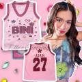 Bini jersey top for kids(large 3-5 XL 6-8 xl 8-10). 