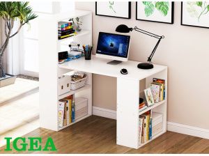 BÀN MÁY TÍNH bàn làm việc kèm kệ sách blv07