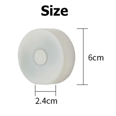 LED Night LIght 3W Tri-color Cabinet Light Dimmable Eye Protection Small Wall Light Battery Powered Bedside Light Suitable for Indoor Lighting in Bedrooms、Cabinets、Bathrooms