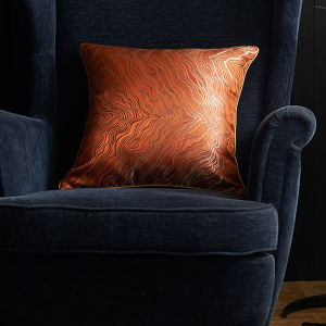 Decoration Jacquard Gold Silver Silk With Hemmed Throw Pillow Case 45x45CM Geometric Blue Yellow Brown Green Solid Color Cushion Cover For Bedding Home Decor