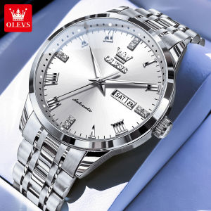 OLEVS Automatic Mechanical Watch Mens Waterproof Luminous Genuine Imported Classic Business Calendar Men Watches