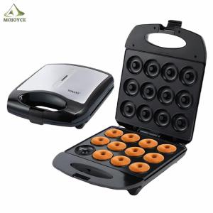 12-Hole Waffle Donut Machine Double-Sided Heating for Snacks/Desserts and More