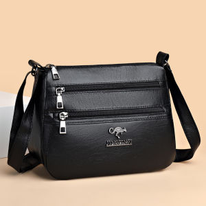 MJM กระเป๋าสะพายผญ กระเป๋าสะพายข้างผญ หนัง กระเปาสพายหญิง กระเป๋าสะพายข้าง กระเป๋าวินเทจสไตล์ยุโรป กระเป๋าความจุใหญ่