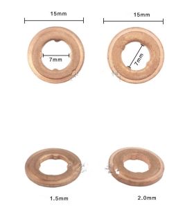 100pcs 7x15mm EURO-III common rail injector nozzle copper pad gasket for diesel injector sealing diesel pump repair tool parts