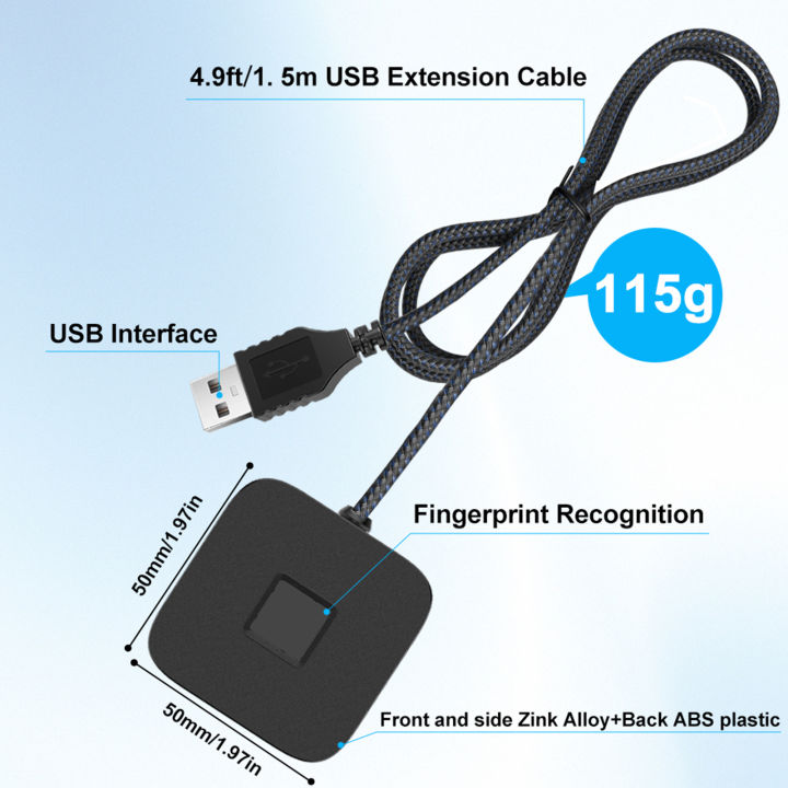 [Vktech] USB Fingerprint Reader For Windows Hello Fingerprint Reader ...