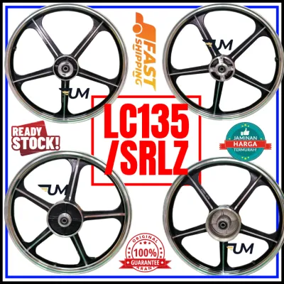 WAVE 125 CAST WHEEL SET BLACK SILVER REAR FRONT SPORT RIM KRISS 110 GBO Y110 LC135 ENKEI WAVE125 Y100 SPORTRIM EX5 DREAM