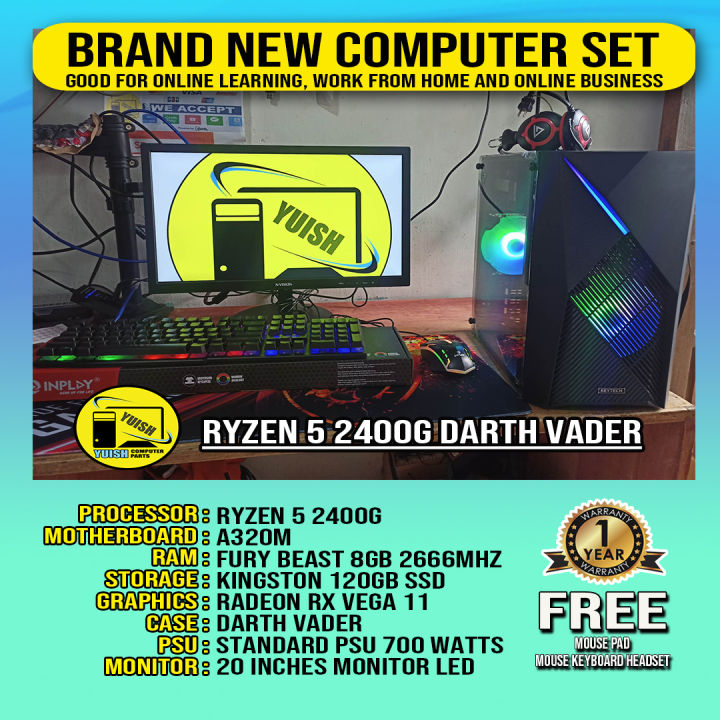 COMPUTER SET RYZEN 5 2400GE Lazada PH