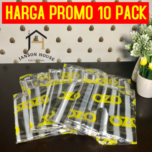 Promo 10 Pack / Promo Murah 10 Pack Kantong Plastik Kresek Salur Tebal Ukuran 15 x 30 cm Total 300 Lembar