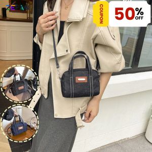 ZEFAN 【COD】กระเป๋าผ้ายีนส์ผู้หญิงฤดูใบไม้ร่วงใหม่ออกแบบเฉพาะกลุ่ม กระเป๋าสะพายเกาหลีรุ่นพรีเมี่ยมกระเป๋าถือหมอน