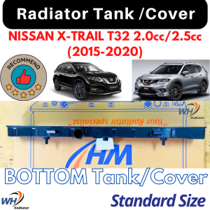 NISSAN X-TRAIL T32 2.0/2.5cc TOP QUALITY CVT AUTO/MANUAL Radiator Bottom Tank / Bottom Cover / Lower Tank / Lower Cover