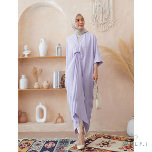 Wulfi Kaftan Warahmah Light Lilac All Size