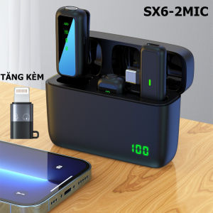 Micro Cài Áo SX6/SX5 Thu Âm Rõ Nét Tương Thích Mọi Thiết Bị Livestream Phỏng Vấn Quay Dựng