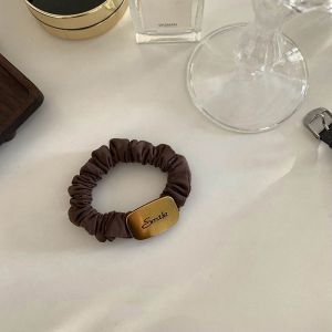 GODDESS Simple and Elegant metal hair rope Vintage metal hair ring Rubber band hair band