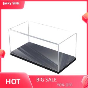 Jacky สามขนาด1:64กล่องใส่ของแบบใสสำหรับรถยนต์เคสใสสำหรับป้องกันฝุ่นอะคริลิกที่เก็บของแบบแข็ง