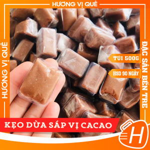 Kẹo Dừa Sáp Vị CaCao - Túi 500g - Đặc Sản Bến Tre
