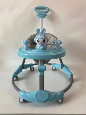 Baby Walker for Baby Girl Boy With Music Adjustable and foldable safety walker