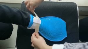 Lmaray Dementia Hand Restraint Gloves Reusable Anti Scratch Hand mitts for elderly Protection (Hook-loop Fastener Version)