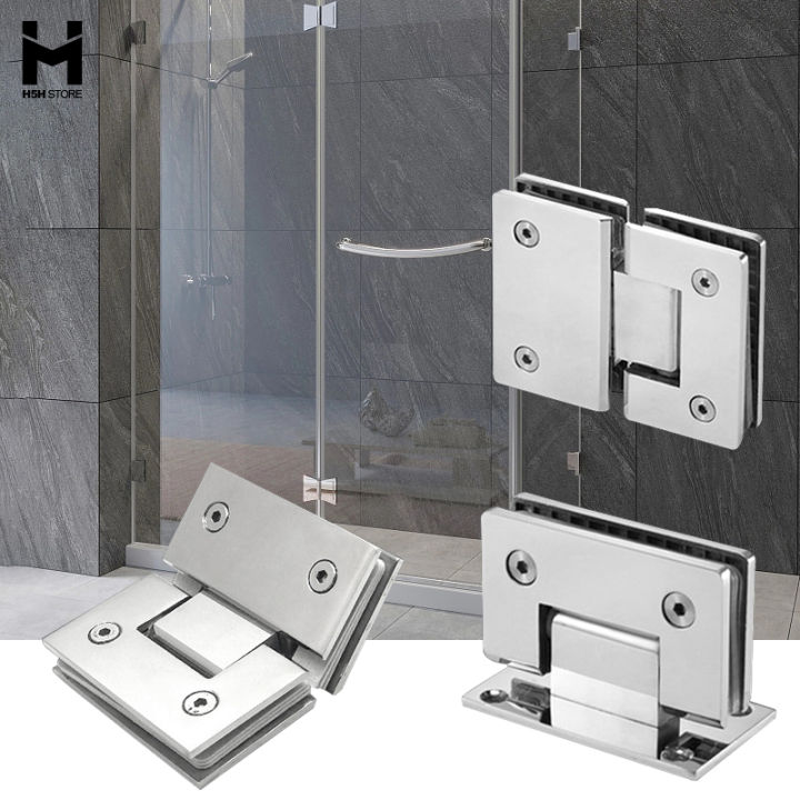 H5H SUS304 Bathroom Glass Hinges/Shower Glass Door Hinges/Glass To ...