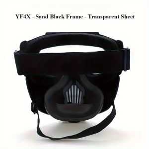 Dust mask HD transparent industrial safety spray painting and polishing construction site anti-smog and anti-smoke