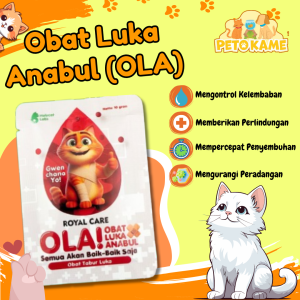 Holycatlabs OLA Obat Luka Kucing Anabul Serbuk 10gr | Ampuh Untuk Luka Anabul