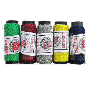 [12 PCS] Benang Jahit Besar Butterfly / Benang Kain Warna Hitam Putih Multiwarna