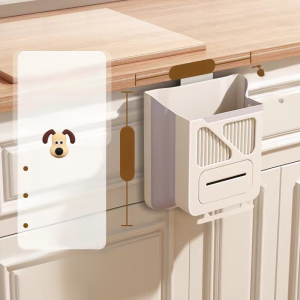 Kitchen Hanging Foldable Trash Can for Home Durable Multi-functional Design Perfect for Everyday Use