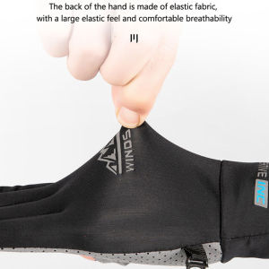 [COD] Summer Sunscreen Gloves Women Thin Ice Silk Anti-ultraviolet Dew Finger Touch Screen Driving Riding Non-slip Breathable Gloves
