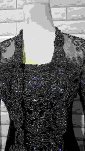 set kebaya wisuda modern kebaya kutubaru full payet dan rok batik lilit