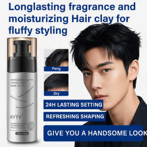 Mens Soft Hair Clay Long Lasting Styling Men Strong Hold Hairstyling Long-lasting Hairspray