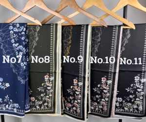 ผ้าคลุมมุสลิม บาวาพรีเมี่ยมเนื้อผ้าซาตินเกรดเองานแบรนด์นำเข้าแต่งเพชรโปรย งานสวย งานหรู งานไฮโซ ขนาดหลาสกู