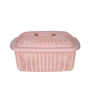 Rổ Vuông Nắp Đựng Đồ Rổ Nhựa Đựng Đồ Vuông Có Nắp Đậy Đựng Đồ Đựng Rau Củ Trái Cây An Toàn Tiện Lợi-VIỆT NHẬT 3270 Rổ Nhựa Vuông Rổ Nhựa Việt Nhật 3270 Dieulinhshop