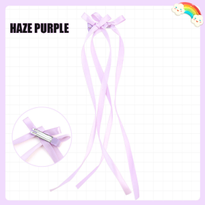 2Pcs Y2k Large Velvet Bow Hair Clip Trend Long Ribbon Hairpin Barrettes Headband for Women Girls Hair Accessories