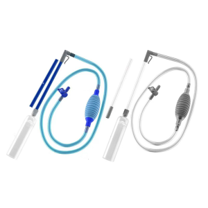 Effective Aquariums Siphons Pump With Safe To Adjustable Waterflow Valves for Easy Fishtanks Cleaning Water Change